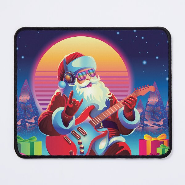 Item preview, Santa Synthwave in Christmas_No1_1 designed and sold by RelaxWild.