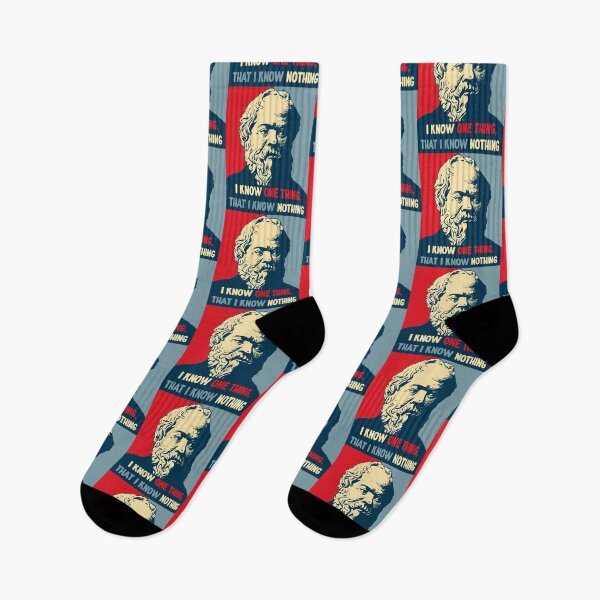 Item preview, I Know Nothing; Greek Philosopher; designed and sold by StickerApe.