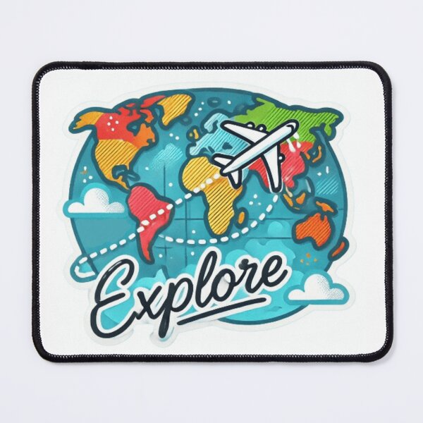 Item preview, Explore Travel Sticker designed and sold by ArtQueen777.