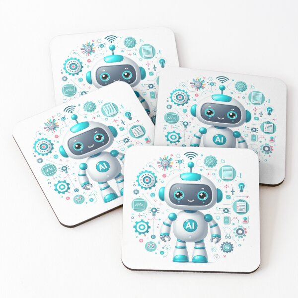 Item preview, The Age of Intelligent Automation cute ai robot designed and sold by nicnacc.