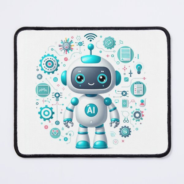 Item preview, The Age of Intelligent Automation cute ai robot designed and sold by nicnacc.