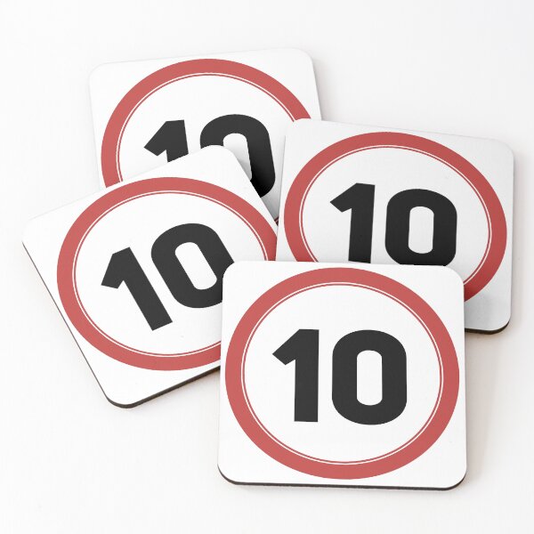 Item preview, Speed limit 10, happy 10 year anniversary designed and sold by Wolagno.