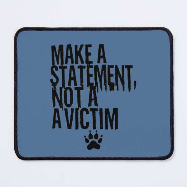 Item preview, Make a statement, not a victim. Stand for Compassion: Say No to Animal Cruelty designed and sold by AmuraLumina.