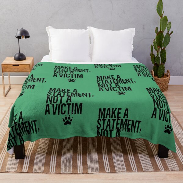 Item preview, Make a statement, not a victim. Stand for Compassion: Say No to Animal Cruelty designed and sold by AmuraLumina.