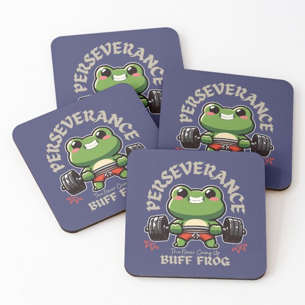 Item preview, Perseverance - The Never Give Up Buff Frog designed and sold by The magic  Yellow bus.