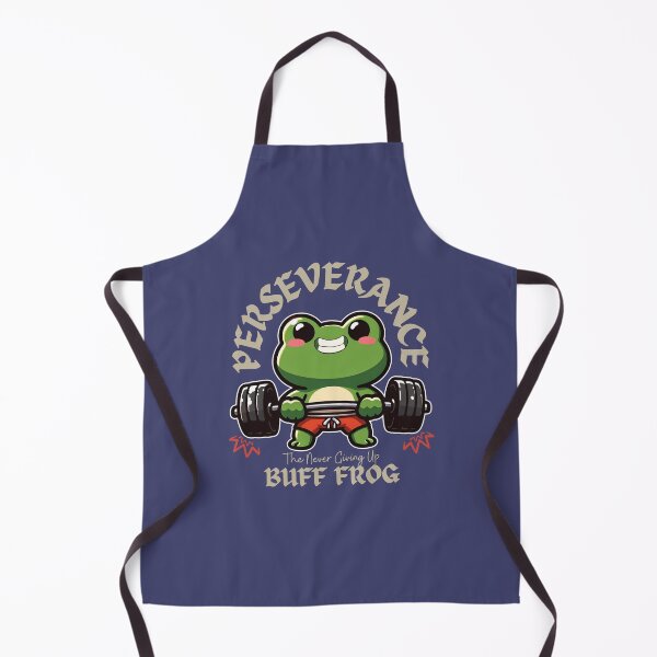 Item preview, Perseverance - The Never Give Up Buff Frog designed and sold by The magic Yellow bus.