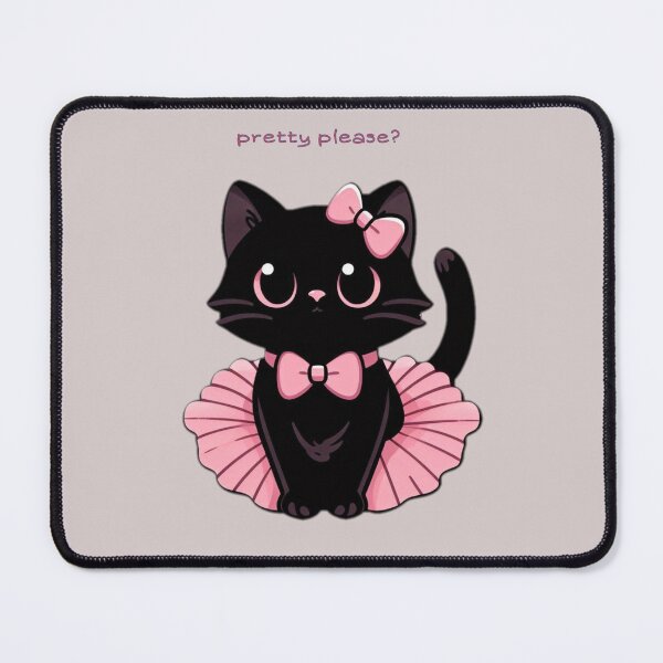 Item preview, Ballet kitty asks nicely. designed and sold by BalletVioletta.