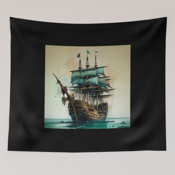 Item preview, Pirate Ship designed and sold by Nomad-Maynard.