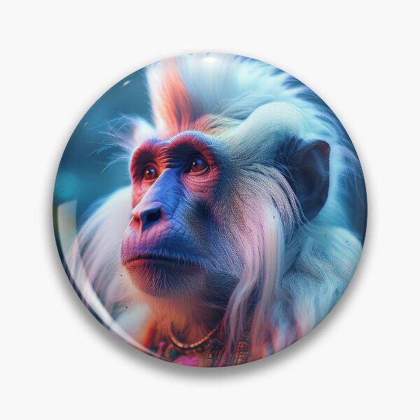 Item preview, Elder | White Fluffy Ape | Nature Monkey Collection designed and sold by monkeybusiness.pt.