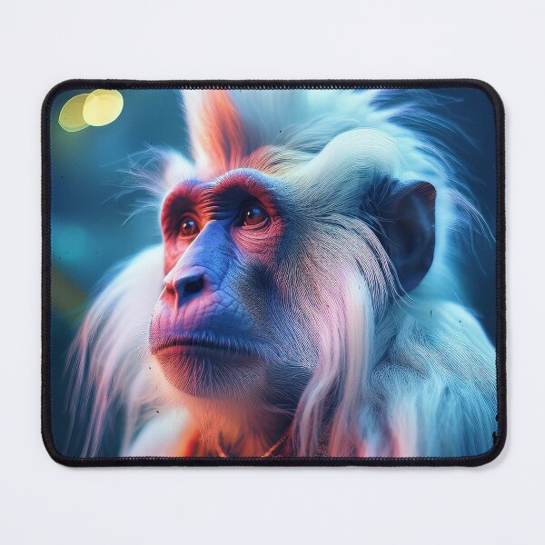 Item preview, Elder | White Fluffy Ape | Nature Monkey Collection designed and sold by monkeybusiness.pt.