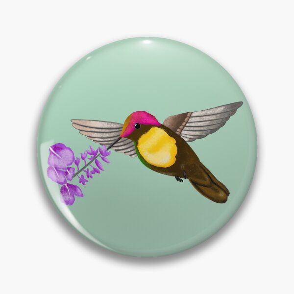 Item preview, Ruby-topaz hummingbird designed and sold by ArndtDesign.