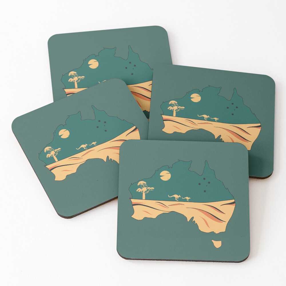 Item preview, Coasters (Set of 4) designed and sold by ThreeDogDesign.