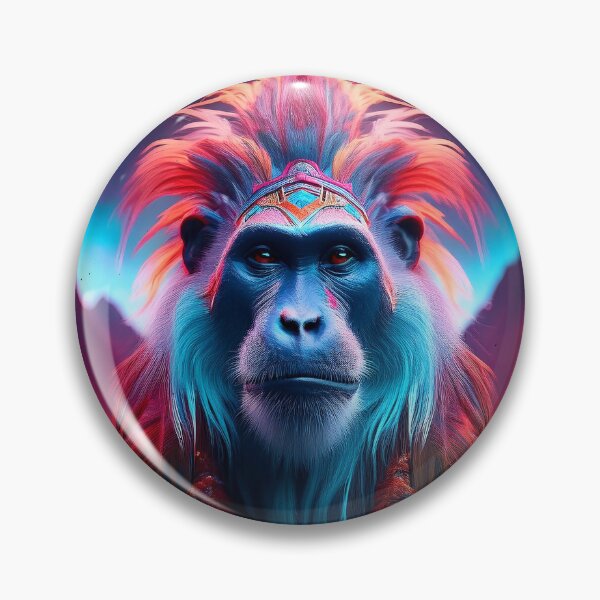 Item preview, Mongolian Warrior | Tribal Ape | Nature Monkey Collection designed and sold by monkeybusiness.pt.