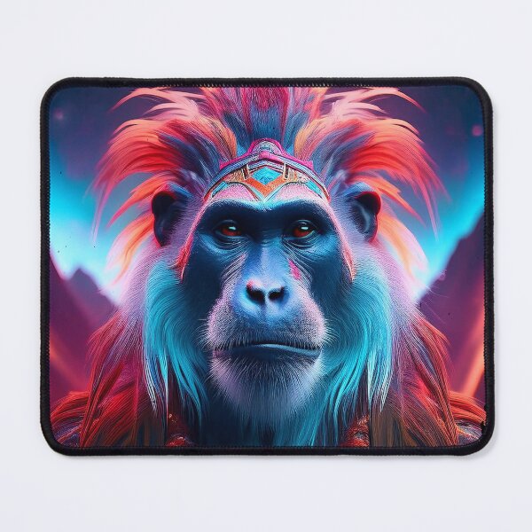 Item preview, Mongolian Warrior | Tribal Ape | Nature Monkey Collection designed and sold by monkeybusiness.pt.