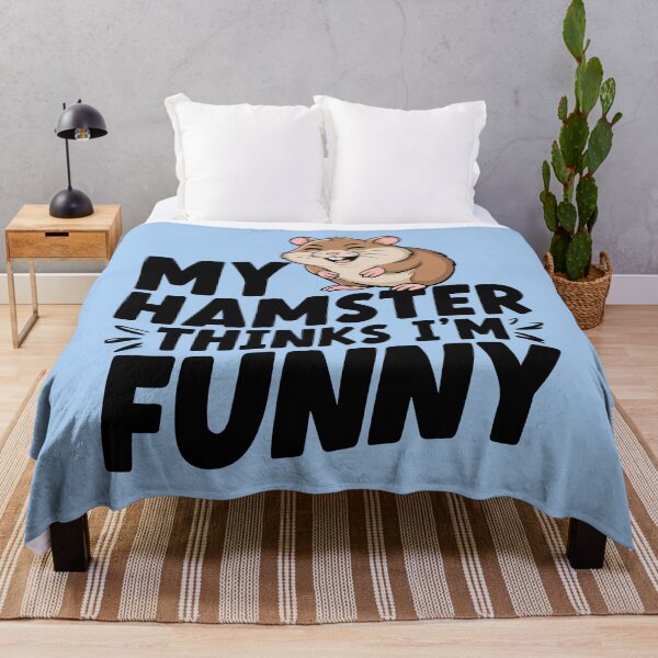 Item preview, My hamster thinks I'm funny, Funny hamster lover  designed and sold by emmjott.