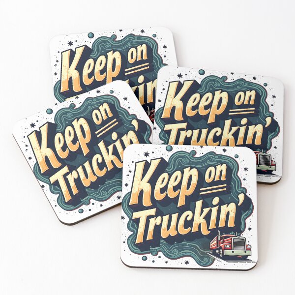 Item preview, Keep On Truckin - Gifts for Truck Lovers designed and sold by kjp-design.