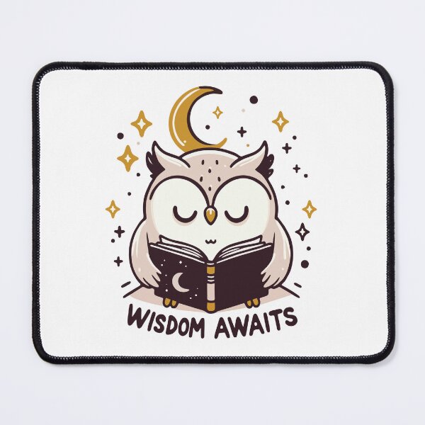 Item preview, Wisdom Awaits Owl designed and sold by TheJoyfulNest.