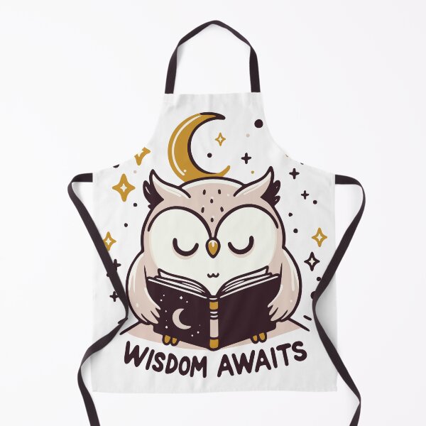 Item preview, Wisdom Awaits Owl designed and sold by TheJoyfulNest.