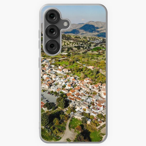 Kato Lefkara Village from above Samsung Galaxy Soft Case