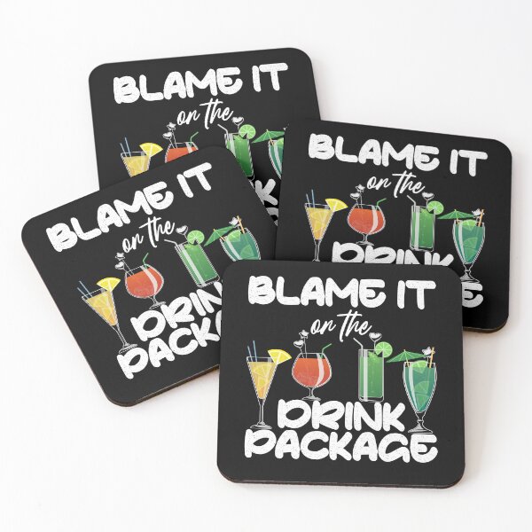 Item preview, Funny Cruise Sarcastic Cruise Blame It On The Drink Package designed and sold by 07Art.