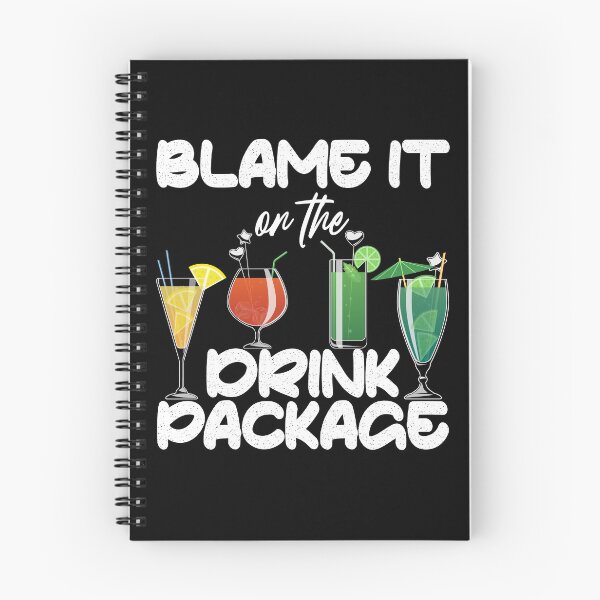Item preview, Funny Cruise Sarcastic Cruise Blame It On The Drink Package designed and sold by 07Art.