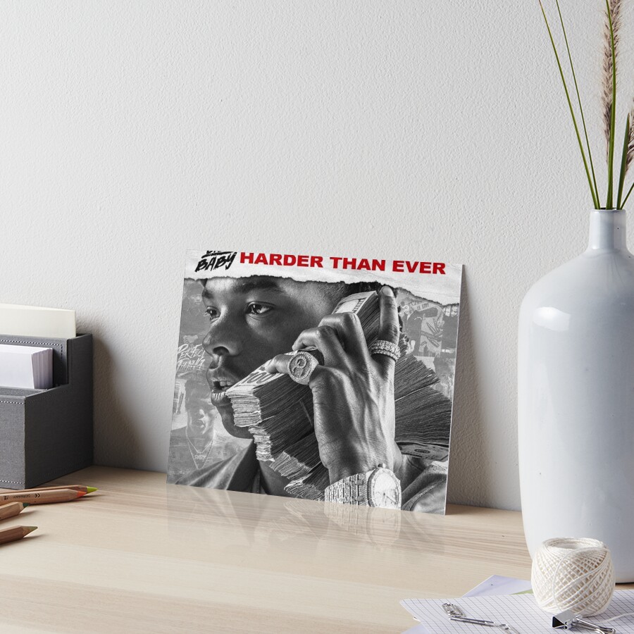 "Lil Baby Harder Than Ever" Art Board Print by Alexinhooooo Redbubble