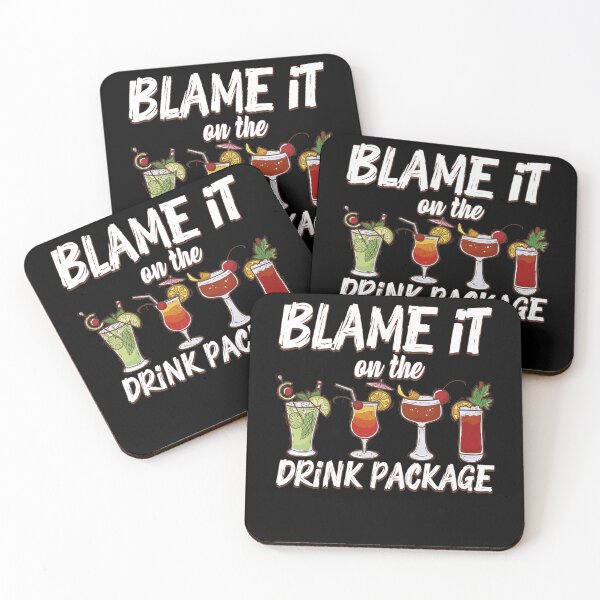 Item preview, Funny Cruise Sarcastic Cruise Blame It On The Drink Package designed and sold by 07Art.