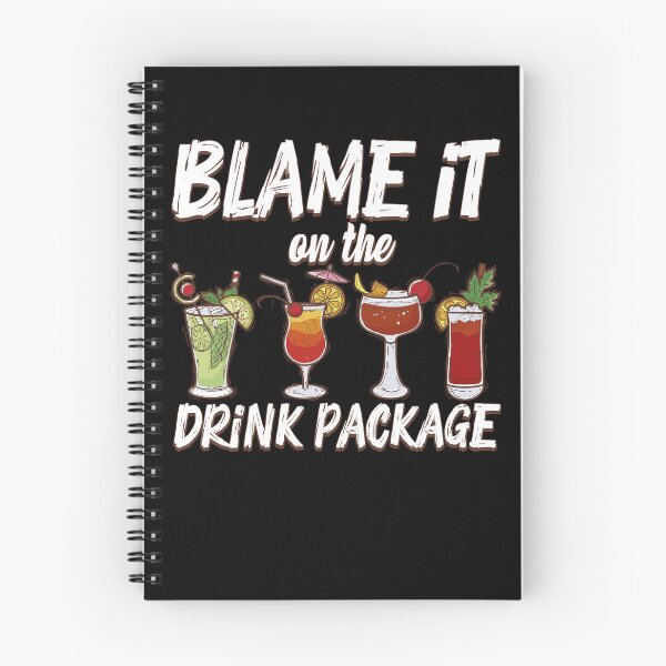 Item preview, Funny Cruise Sarcastic Cruise Blame It On The Drink Package designed and sold by 07Art.