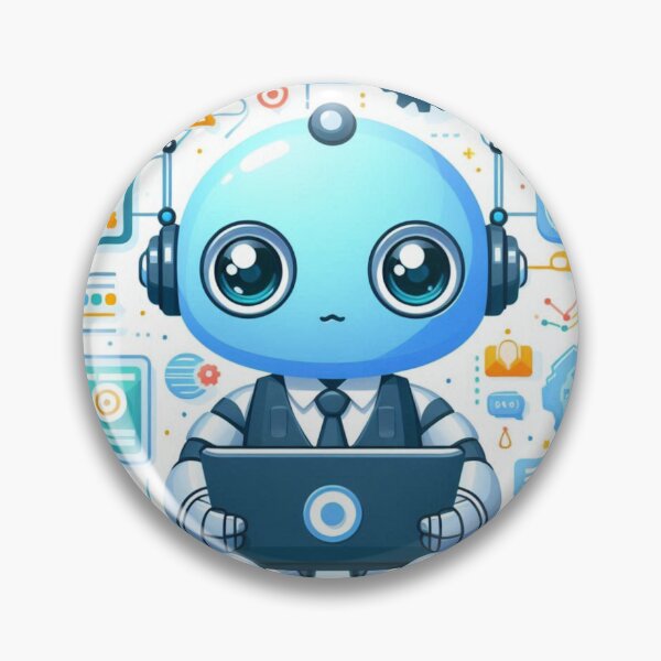 Item preview, Artificial Consciousness cute ai robot designed and sold by nicnacc.