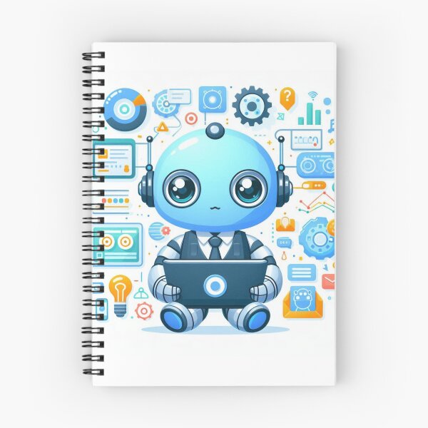 Item preview, Artificial Consciousness cute ai robot designed and sold by nicnacc.
