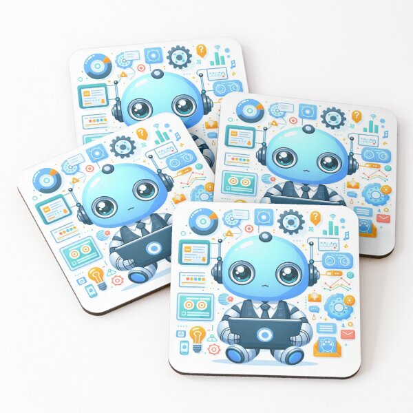 Item preview, Artificial Consciousness cute ai robot designed and sold by nicnacc.