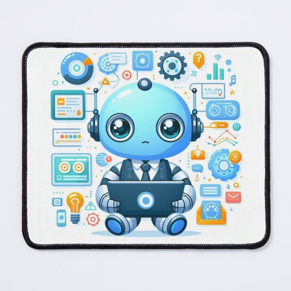 Item preview, Artificial Consciousness cute ai robot designed and sold by nicnacc.