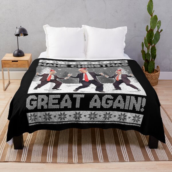 Item preview, Santa Trump Dance Make Christmas Great Again Ugly Sweater designed and sold by Gala-Zae.