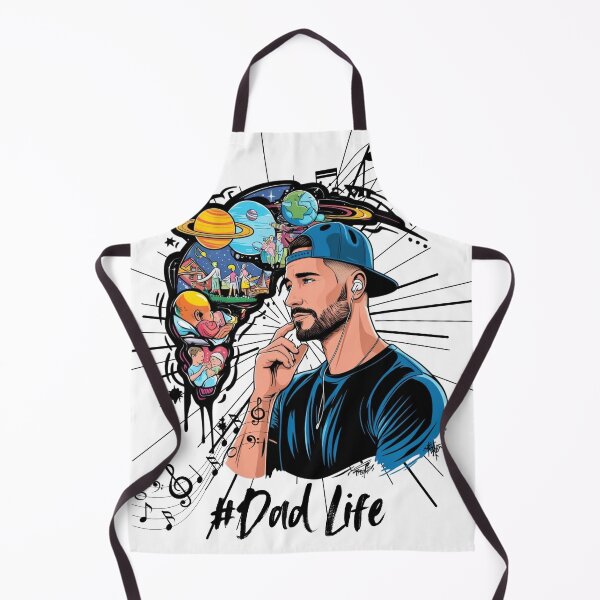 Item preview, #Dad life dreaming listening to music apparel designed and sold by Ehicks7.