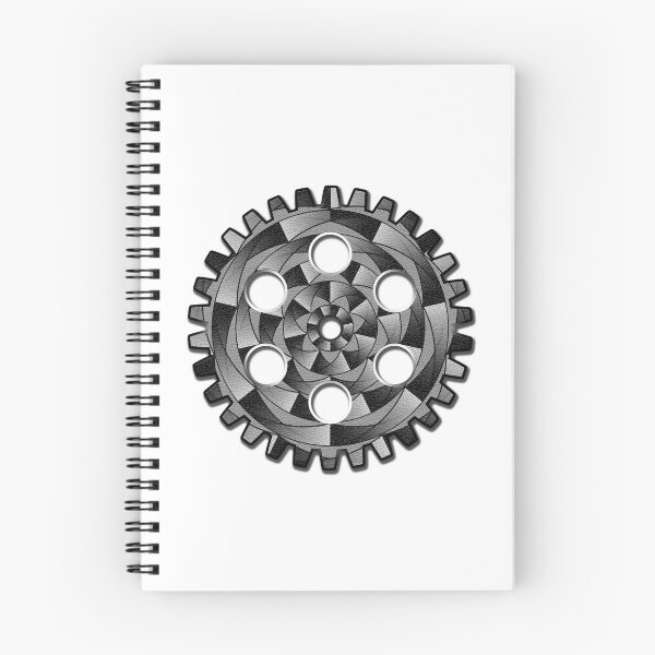 Item preview, Black and white gearwheel designed and sold by Gaspar Avila.