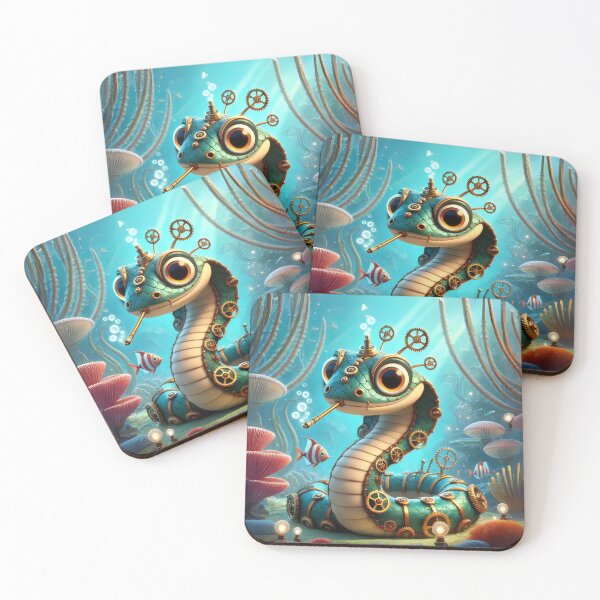 Item preview, Steampunk Hook-Nosed Sea Snake designed and sold by Sillytoe.