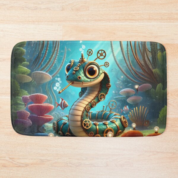 Item preview, Steampunk Hook-Nosed Sea Snake designed and sold by Sillytoe.