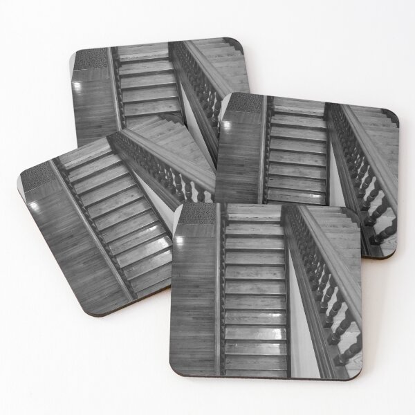 Item preview, Osceola County Courthouse Stairs Black And White designed and sold by MercerImages.