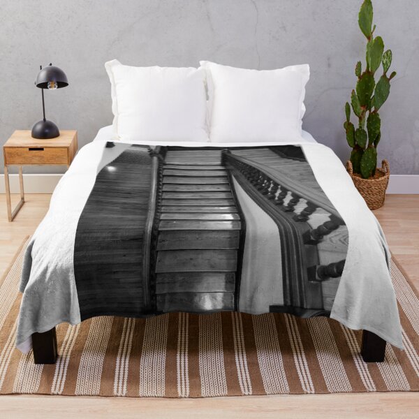 Item preview, Osceola County Courthouse Stairs Black And White designed and sold by MercerImages.