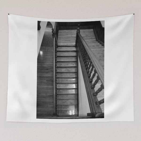 Item preview, Osceola County Courthouse Stairs Black And White designed and sold by MercerImages.