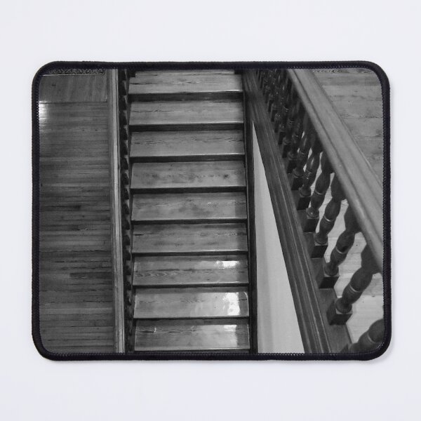 Item preview, Osceola County Courthouse Stairs Black And White designed and sold by MercerImages.