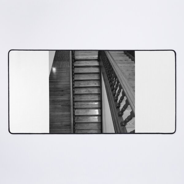 Item preview, Osceola County Courthouse Stairs Black And White designed and sold by MercerImages.