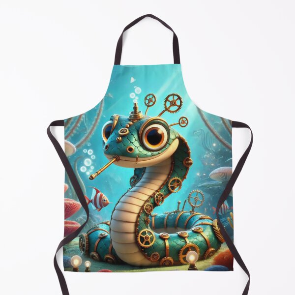 Item preview, Steampunk Hook-Nosed Sea Snake designed and sold by Sillytoe.