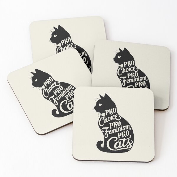 Item preview, Pro Choice Pro Feminism Pro Cats designed and sold by cafelab.