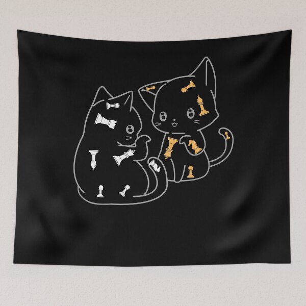 Item preview, Cat chess battle  designed and sold by MegiSmile.