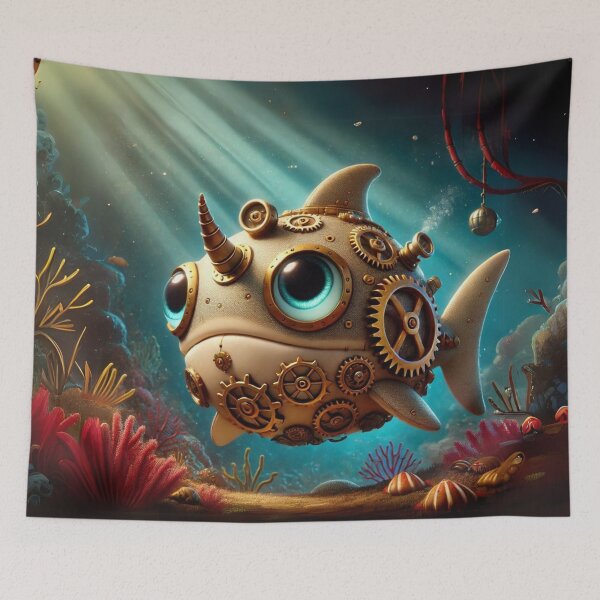 Item preview, Steampunk Horn Shark designed and sold by Sillytoe.