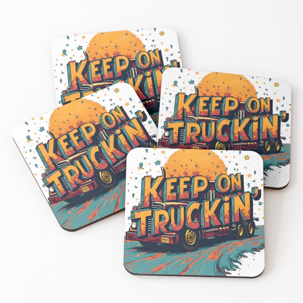 Item preview, Keep On Truckin - Gifts for Truck Lovers designed and sold by kjp-design.