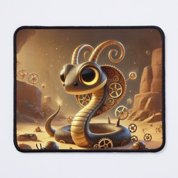 Item preview, Steampunk Horned Adder designed and sold by Sillytoe.