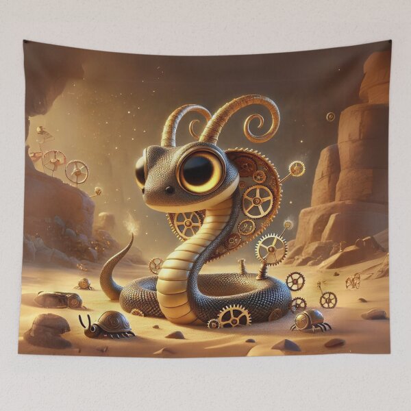 Item preview, Steampunk Horned Adder designed and sold by Sillytoe.