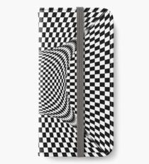 schwarz weiss mixx 002 iPhone Flip-Case/Hülle/Skin
